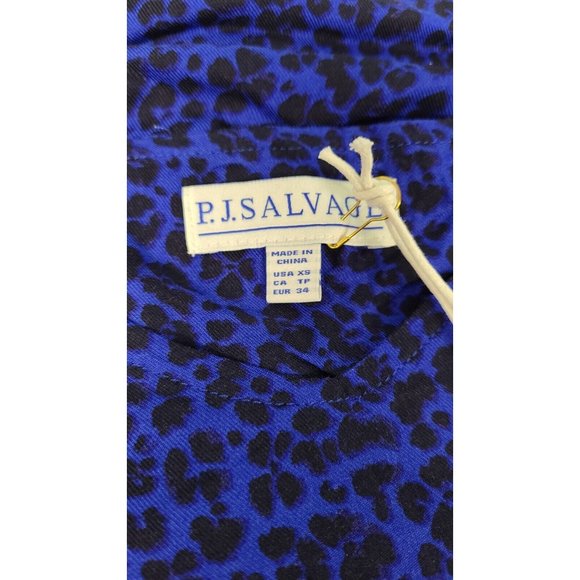 PJ Salvage Camisole Womens XS Blueberry Fields Animal Print Loungewear T… - Picture 8 of 8
